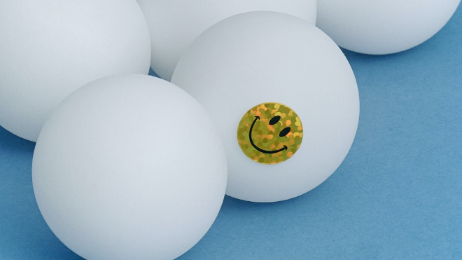 smile white spheres abm image