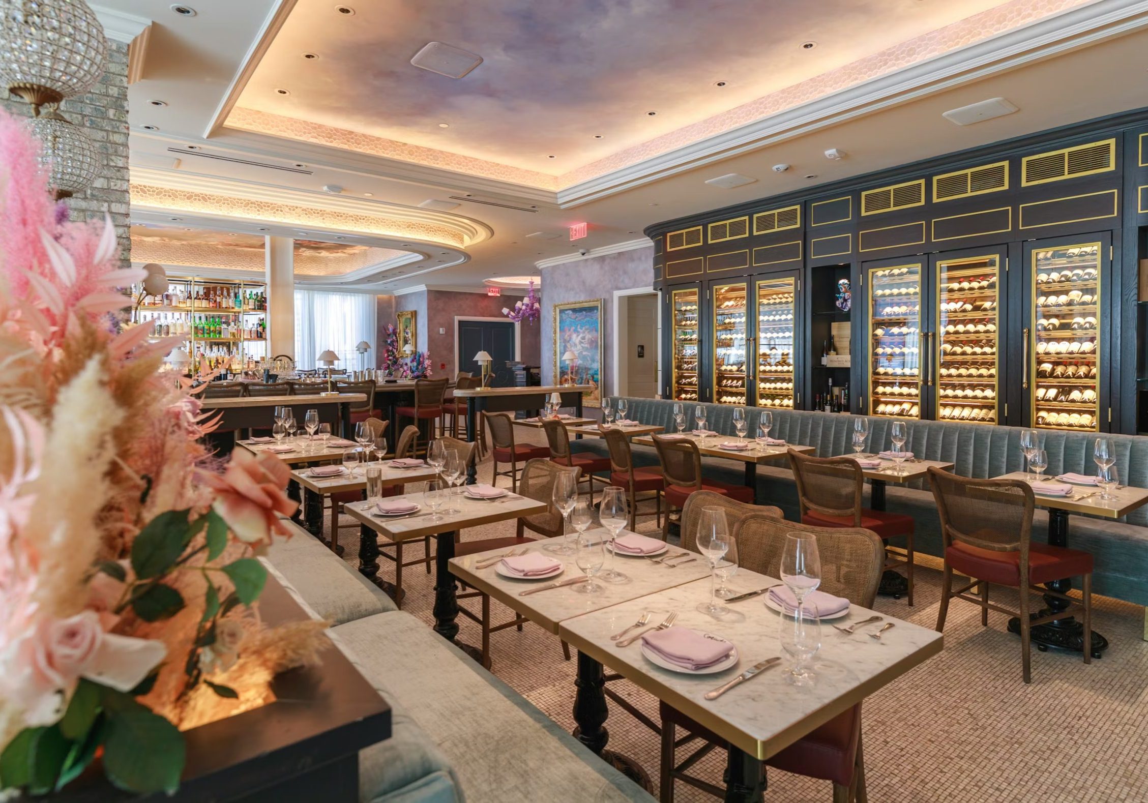 85121Coquette_tables_and_wine_wall_Josh_Jamison